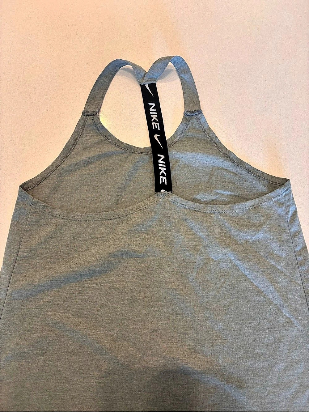 Nike Dri-FIT Racerback Training Tank – Grey | Size Small - Picture 2 of 3